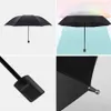 Зонтики складной внутренней печать маленький черный зонтик солнечный и дождливый двойной ультрафиолетовый зонтик легкий прочный прочный руководство u u