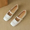 Casual schoenen 2024 Spring Women Fashion Conte Britse stijl klassiek Mary Jane Shoe ondiepe comfortabele flats