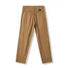 Męskie spodnie japońskie zabytkowe kostki mężczyźni Podstawowe wielopapłopce Slim Fit Sling Przycięte wiosenne jesienne odzież roboczą swobodne spodnie