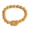Gold de seda de ouro natural jade de pixiU de pixiu jóias de charme de moda para homens e mulheres presentes do festival