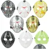 Party Masks Fl Face Masquerade Jason Cosplay SKL vs Friday Horror Hockey Halloween Costume Scary Mask Festival Drop Delivery Home Ga Dhzig