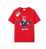 Tops Mens Designe T-shirts dessin animé lapin imprimé Tshirt t-shirts Designer Vêtements de sport hommes t-shirts