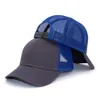 Kogelcaps 6-panel aangepaste nieuwe casual pure katoenen dames truck hoed heren zwart en wit zomer honkbal cool mesh rebound dad q240429