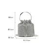 Frauen Tasche 2023 Eine W Eimer Taschen Frauen Intarsien Diamant Tasche Mode Abendessen Frauen Luxus Einzel Schulter Designer Handtaschen