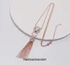 Cartre high -end sieraden kettingen voor dames zilveren luipaard kopje kwaststijl ontwerp trui ketting origineel 1: 1 met echt logo en doos