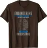 Men's T-Shirts Enginr Solving Problems Funny Enginring T-Shirt Crazy Tops T Shirt for Men Company Cotton T Shirt Cool T240425