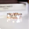 Fashion Parisian Diamond High Quality 925 Sterling Silver Honeycomb Ladies Classic Stacked Fashion Ring En bikakring med diamanter