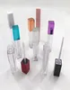 Clear Mini Lip Gloss Tube tomma läppbalsambehållare med BlackredPurplepink Lid för läppstiftprover6513789