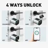 Zemismart Tuya Ble Smart Digital Lock DIY Zylinder Elektronische Lock -App -Schlüssel -IC -Kartenkennwort für Wohnung EL Security 240422