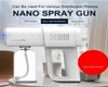 380 ml elektrisk Nano Blue Light Steam Spray K5 Trådlös dimning Desinfektion Sprayer Gun Type Atomization Sanitizer Machine 220426993128