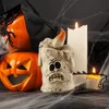ZK20 Mummy Pumpkin Head de bureau décoration Small Ornaments Ghost Horror Resin Creative Halloween Ornements
