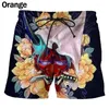 Heren shorts Summer Fashion 3D-printen grappige persoonlijkheid hiphopstijl strandbroek Ropa de hombre zwembroek kort