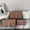 Designers väskor högkvalitativ lyx mode kvinnors axelväska handväskor messenger totes mode metallisk handväska klassisk crossbody wallet3