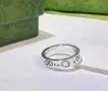 Ringer per teschi fantasma per la donna ad anello a banda placcata in argento da donna Designer in acciaio inossidabile regalo FO6840262