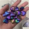 Charms Love Heart Stone Pendentidants 20 mm en gros 20 / lot Colorf naturel pour les bijoux de bricolage Faire des femmes Drop Drop Livrot Finding Dhgarden dhgih