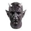 Mephistopheles Demon Horn Mask Cosplay Horror Devil Latex Halloween Halloween Masquerade Carnival Party Props 240430