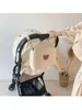 Blöja påsar björn broderi baby barnvagn blöja hängande väska leksak förvaring väska mamma och baby mamma väska d240429