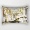 Pillow Nordic Plush Soft Pillowcase Art Graffiti Home Decor Cover Sofa Office Invisible Zipper Easy To Clean 40x60cm