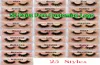 Cils de vison 3D vision entiers de faux cils naturels entiers 3D CHINK LASHES MAQUE MADE SOft Makeup Makeup Faux Eye Lashes 3D Series2478671