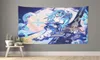 Tapisseries eula genshin Impact Tapestry Bohemian Polyester mur suspendu jeu vidéo décor couverture de table art couverture 2351552