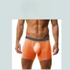 Majaki Mężczyźni Trunks Ultracien Transparent Sport Biecid Extended Anti Wear Crotch Mettie