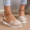 Plateforme pour chaussures Designer Summer Gladiator Wedge Women Sandals Femme Talons plus taille Sandalias Mujer 240428 30 PLATM