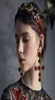 Long Studs Earrings Women Retro Baroque Rose Flower Crystal Rhinestone Dangles Black Red White Color Fashion Design Acrylic Statement Street Party Jewelry4981060
