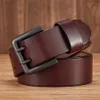 4,3 cm de largura grossa de cowskin cinturão genuíno para homens de alta qualidade cinto masculino fivela dupla fivela cowboy Business strap 240415