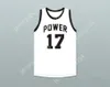 CUSTOM NAY Name Mens Youth/Kids CHRIS MULLIN 17 POWER MEMORIAL ACADEMY WHITE BASKETBALL JERSEY TOP Stitched S-6XL