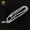 Bijoux Hip Hop Sterling Sier Cluster Chains Unisexe Marquise Coup Moisanite Tennis Collier Bracelet