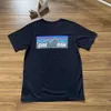 Designer Herren T-Shirt Logo Mountain Print Sommer Männer und Frauen lässig losen runden Hals Kurzarm Y2K Hemden