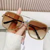 Lunettes de soleil de créateurs Rega New Style Diamond Embeding Fashion Fashion Shuangliang Street Photo Lunettes de soleil Instagram Instagram Personnalisés Suncor