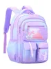 Gradient Girl Children Backpack School Tas Tack Pack Pink Pink For Kid Child Teenage Schoolbag Primary Kawaii Leuke waterdichte Little 240429