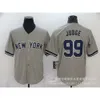 Jerseys Clothing Yankees Judge#99 Cole#45jeter#2 Stadium Blue Grey Embroidered Uniform