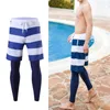 Swimwear's Swimwear's One Piece Men Swimming Pants Liner 2 in 1 Shorts a doppio strato di costume da bagno a secco veloce