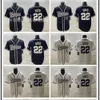 Jerseys kleding Yankees Co Branded Jersey # 22 Soto geborduurde elite fan