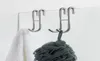 Crochets de porte de douche Crochet de serviette de salle de bain pour serviettes Scouree Rails2609430