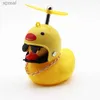 Jouets de bain mignon de canard en caoutchouc enfant jouet casque à vent de vent jaune canard baby shower jouet enfant cadeau de voiture décoration de vélo de vélowx