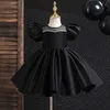 Flickans klänningar Flower Girl Dress Princess Party Elegant bollklänning Tutu klänningar barn barn eleganta baby jul barn kläder för 1-12 år