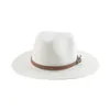 Berets Beach Hat Hats For Women Straw Summer Sun Panama Solid Khaki Black White Protection Gorras Para Mujer