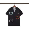 Chemises décontractées pour hommes chemises créatrices de créateurs de chemises décontractées femme en soie lâche manches courtes 2024 nouveaux t-shirts de mode