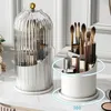 Cosmetic Organizer Rotating Makeup Brush Storage 360 Holder Used for Dressing Bathroom Bedroom Changing Room Q240429