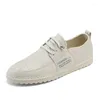 Casual schoenen heren slip op oxfords ademende lederen flats formele Britse stijl jurk mode luxe low top sneakers