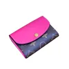 M41937 Women Rosalie Short Wallets Color Contrast Stitching Handbag Luxurys Designers Bag Ladies Travel Wallet Coin Purse With original box 11CM