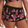 Swimwear pour femmes Plus taille Bikini Boyshorts séparés Boys de maillot de bain en deux pièces