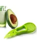 3 su 1 Avocado Slicer multifunzione di frutta strumenti di frutta coltello separatore di pelapacchino di plastica Shea corer Gadgets cucina vegetale5898948