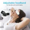 Massager degli occhi riscaldati con vibrazione musicale Bluetooth per l'occhio rilassante Ridurre la tensione per gli occhi Migliore la maschera per occhio massaggio intelligente 240430 240430