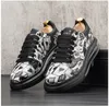 Casual Shoes Graffiti Air Cushion Men's Hip Hop Sports Höjd ökar Zapatillas Hombre