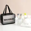 Waterproof Bag PVC Swimming Handbag Transparent Fitness Pool Bathing Makeup Storage Pack Clear Travel Business Dry Wet Wash Bags 240416