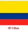 République de Colombie Banner de drapeau 3x5ft Colombien Amérique du Sud Fans de polyester encourageant les drapeaux 90x150cm décorations de fête 9504039